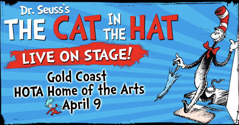 Petcationz Dr Seuss the cat in the hat live on stage gold Coast queensland
